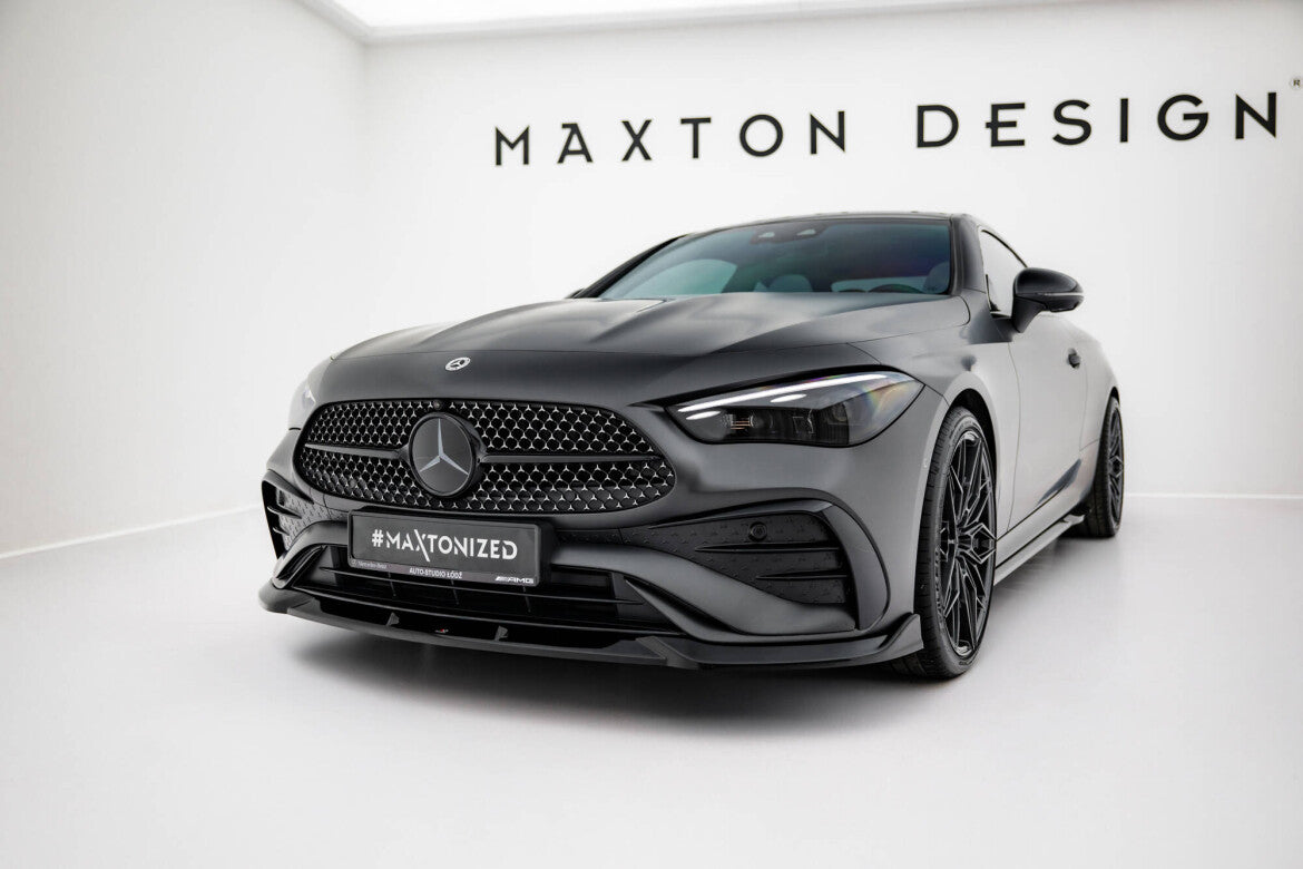 Frontlippe V.2 passend für Mercedes CLE AMG-Line C236 schwarz Hochglanz