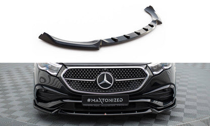 Frontlippe V.2 passend für Mercedes E AMG-Line W214 schwarz Hochglanz
