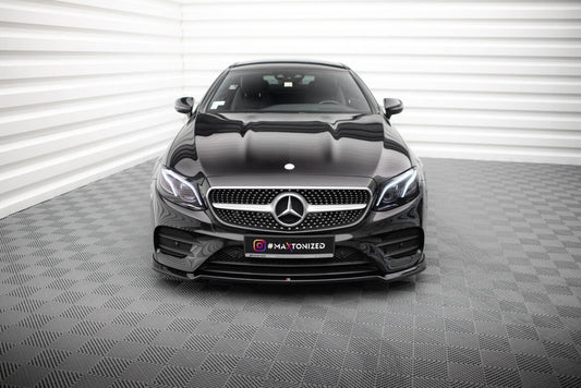 Frontlippe V.2 passend für Mercedes E-Klasse W213 Coupe (C238) / Cabriolet (A238) AMG-Line / 53 AMG schwarz Hochglanz
