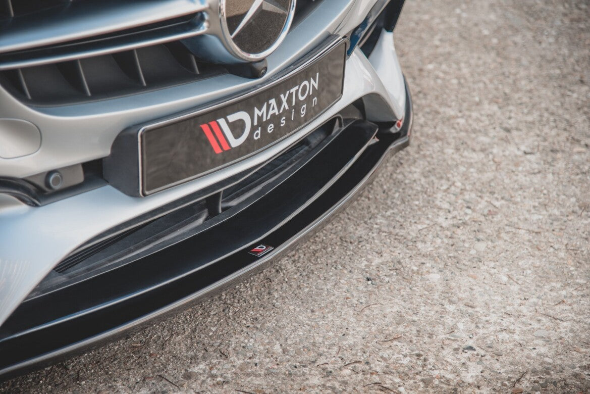 Frontlippe V.2 passend für Mercedes E63 AMG Kombi/Limousine S213/W213 schwarz Hochglanz