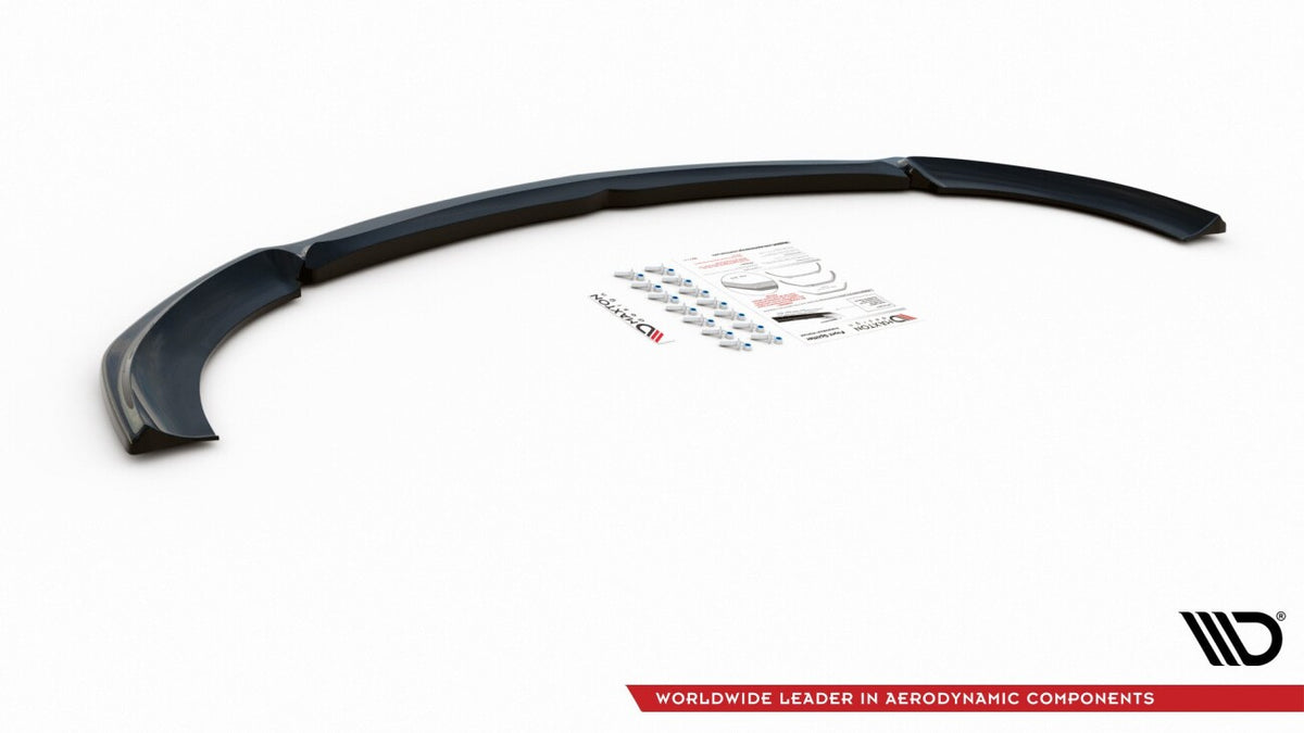 Frontlippe V.2 passend für Mercedes E63 AMG Kombi/Limousine S213/W213 schwarz Hochglanz