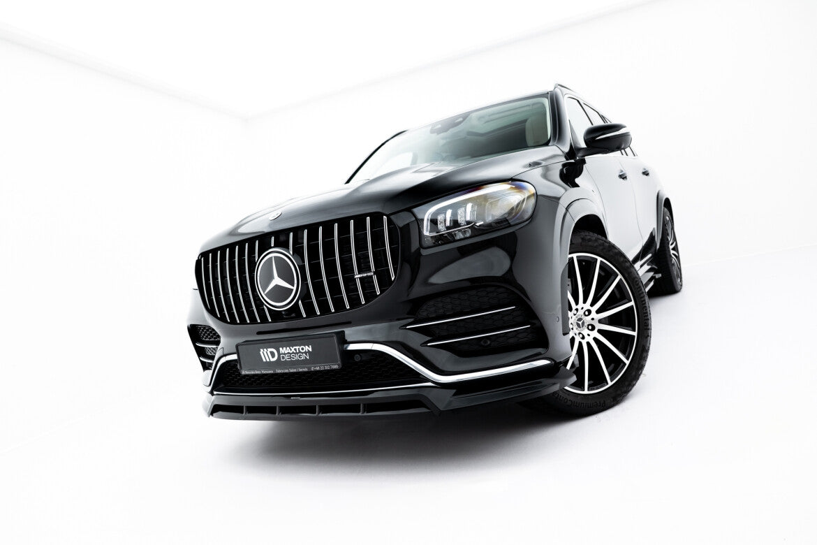 Frontlippe V.2 passend für Mercedes GLS AMG-Line X167 schwarz Hochglanz