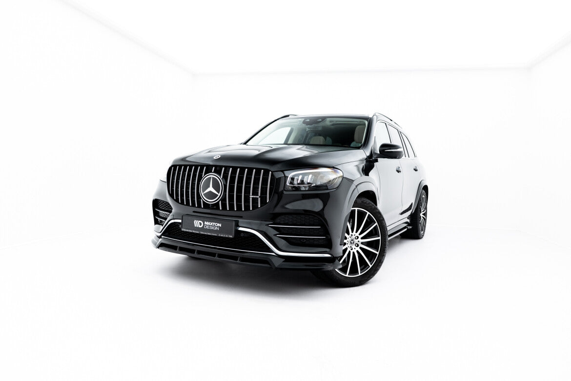 Frontlippe V.2 passend für Mercedes GLS AMG-Line X167 schwarz Hochglanz