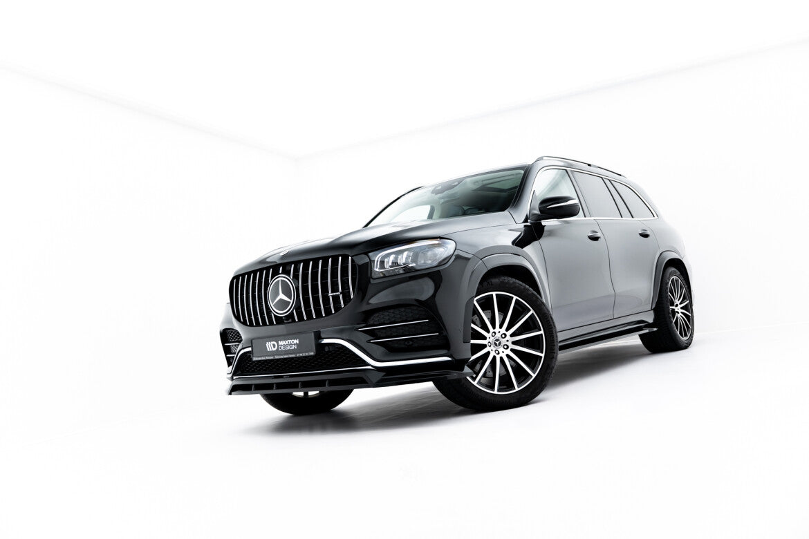 Frontlippe V.2 passend für Mercedes GLS AMG-Line X167 schwarz Hochglanz