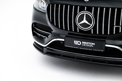 Frontlippe V.2 passend für Mercedes GLS AMG-Line X167 schwarz Hochglanz