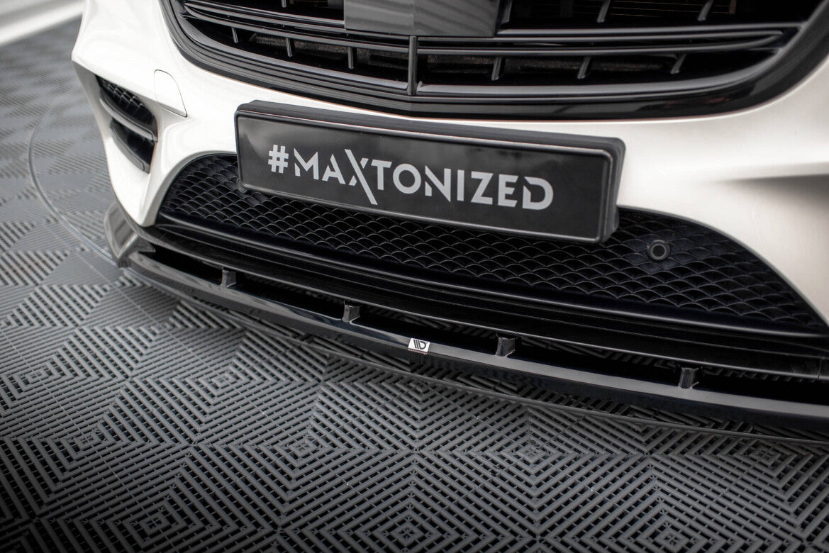 Frontlippe V.2 passend für Mercedes S AMG-Line W222 FL schwarz Hochglanz