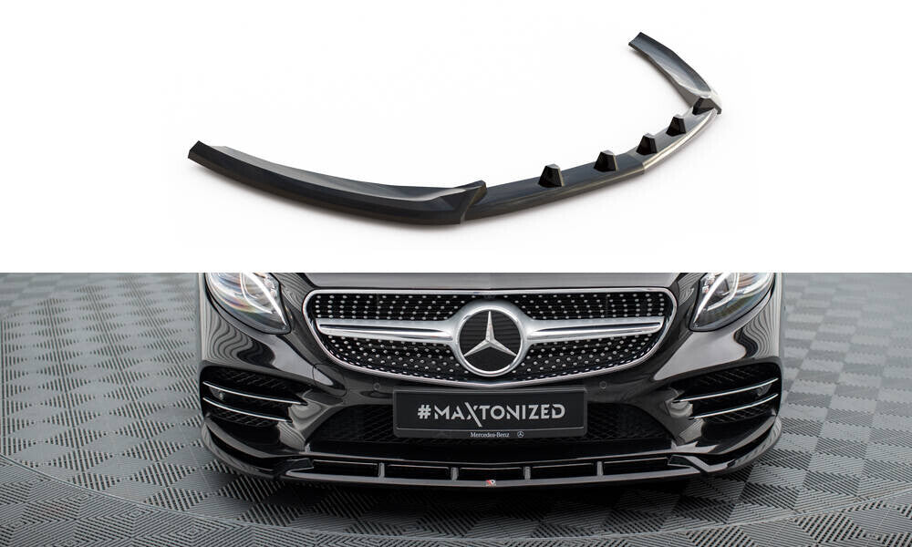 Frontlippe V.2 passend für Mercedes S Coupe AMG-Line C217 FL schwarz Hochglanz