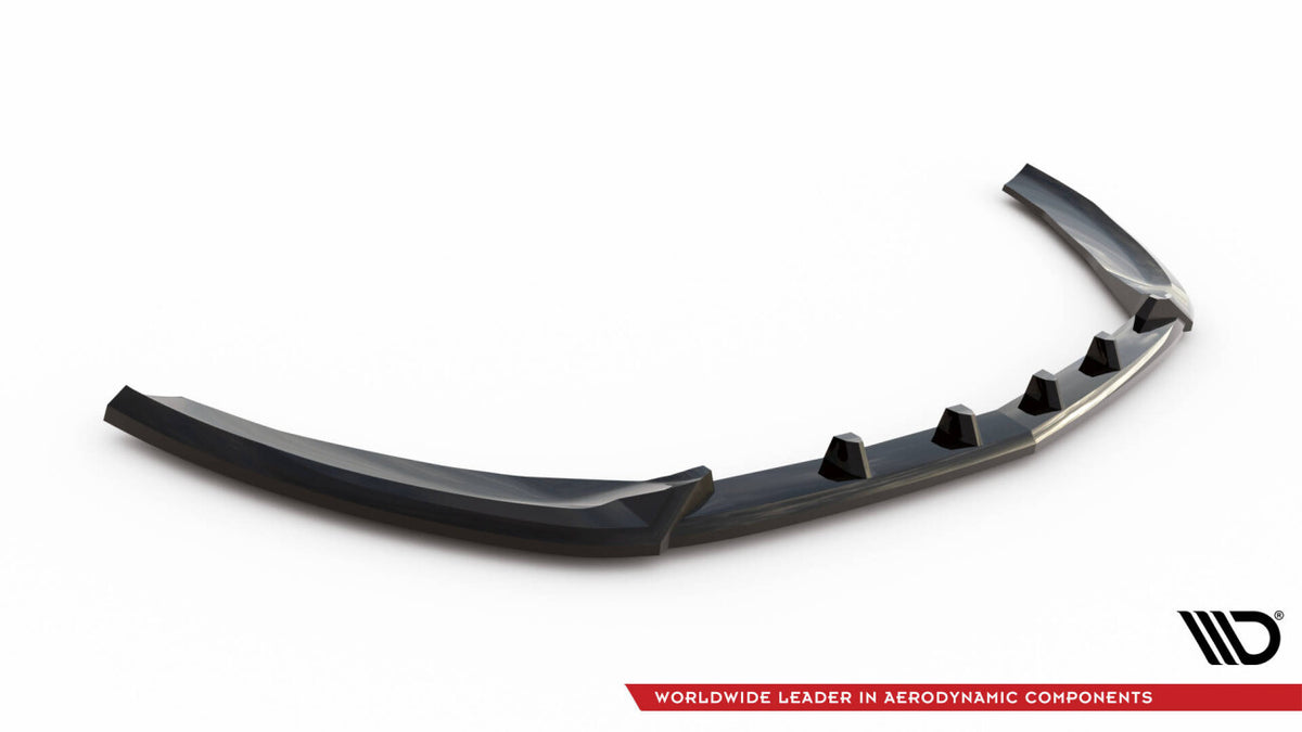 Frontlippe V.2 passend für Mercedes S Coupe AMG-Line C217 FL schwarz Hochglanz