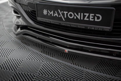 Frontlippe V.2 passend für Mercedes S W222 schwarz Hochglanz