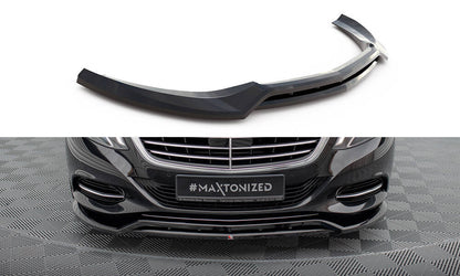 Frontlippe V.2 passend für Mercedes S W222 schwarz Hochglanz