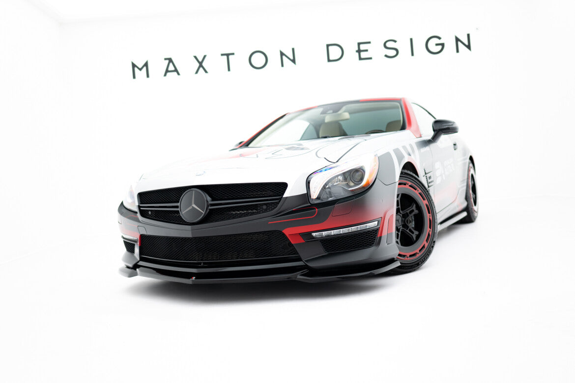 Frontlippe V.2 passend für Mercedes SL 63 AMG R231 schwarz Hochglanz