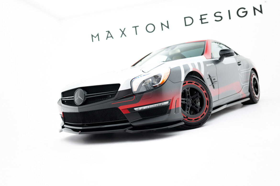 Frontlippe V.2 passend für Mercedes SL 63 AMG R231 schwarz Hochglanz