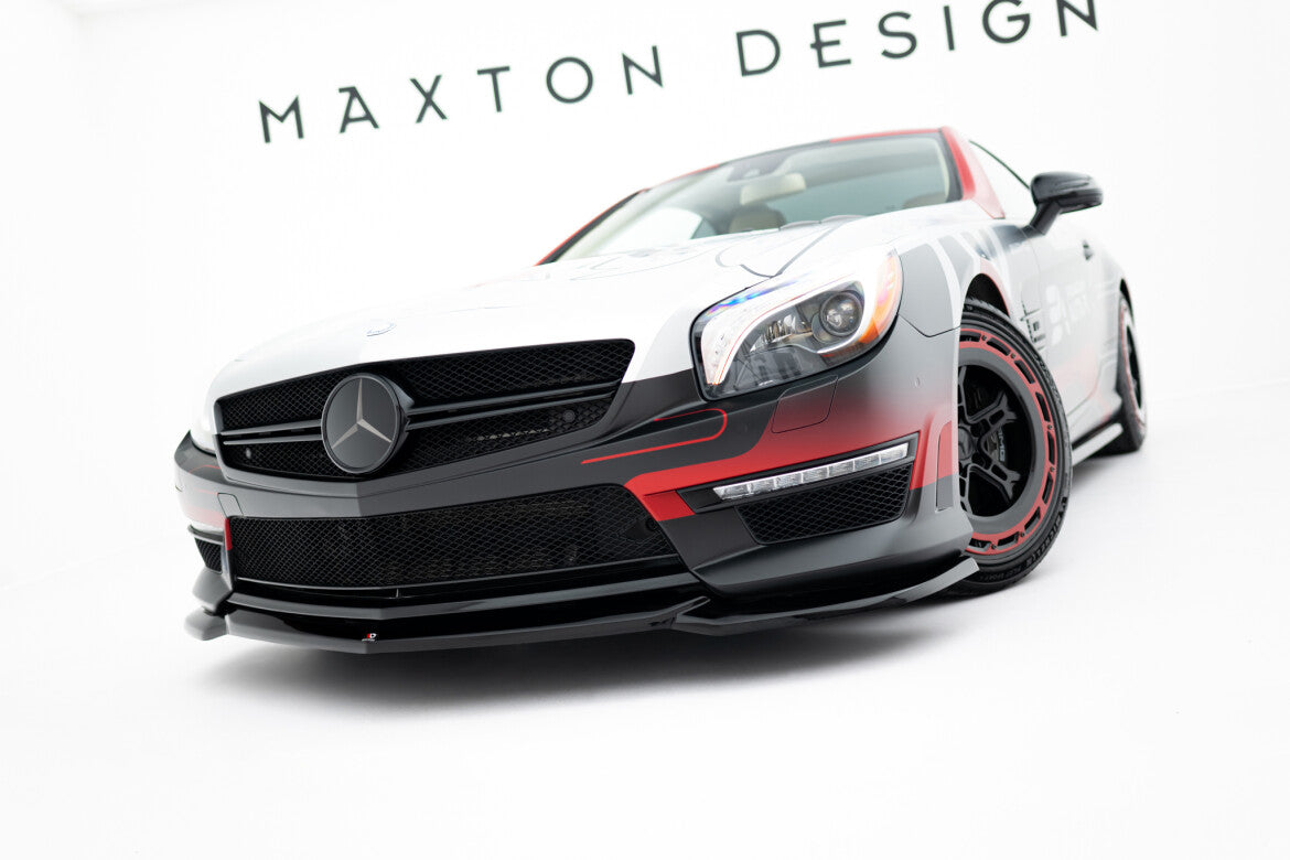 Frontlippe V.2 passend für Mercedes SL 63 AMG R231 schwarz Hochglanz