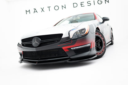 Frontlippe V.2 passend für Mercedes SL 63 AMG R231 schwarz Hochglanz