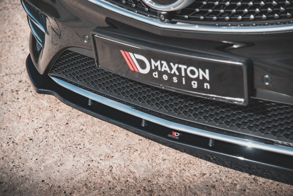 Frontlippe V.2 passend für Mercedes V-Klasse AMG-Line W447 schwarz Hochglanz
