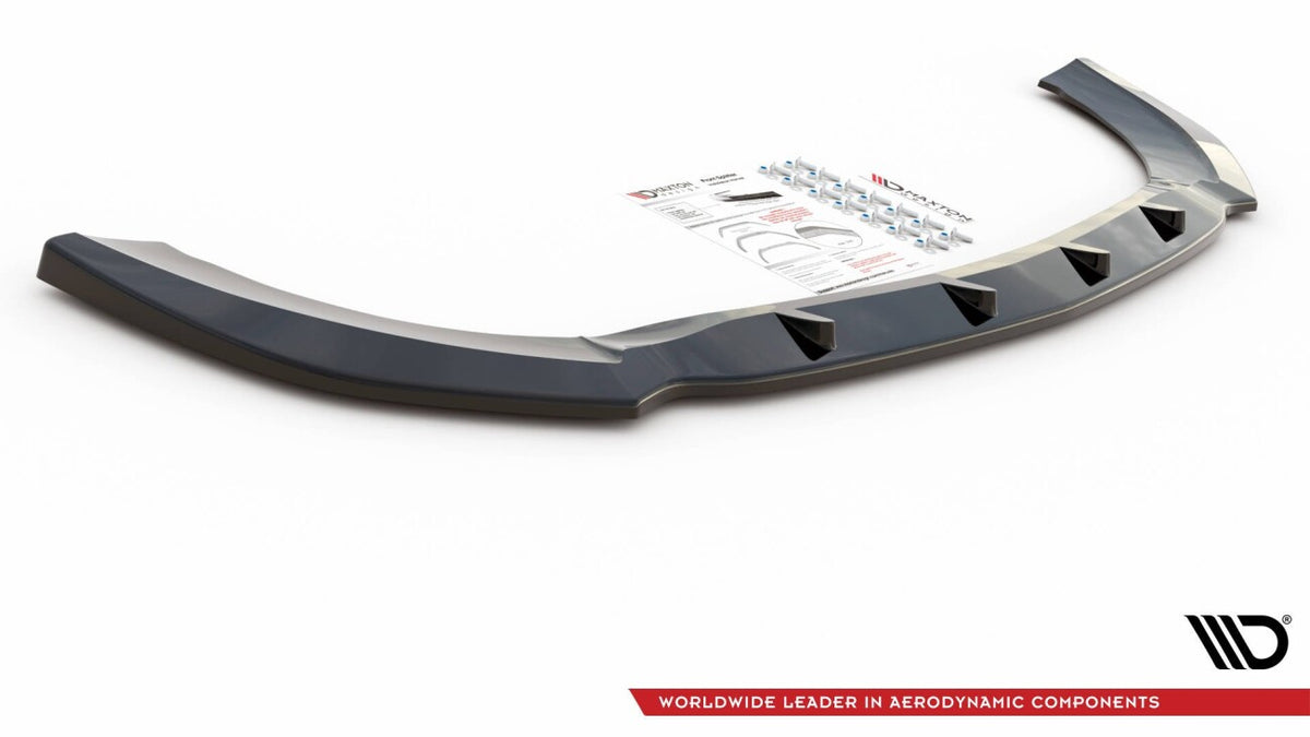 Frontlippe V.2 passend für Mercedes V-Klasse AMG-Line W447 schwarz Hochglanz