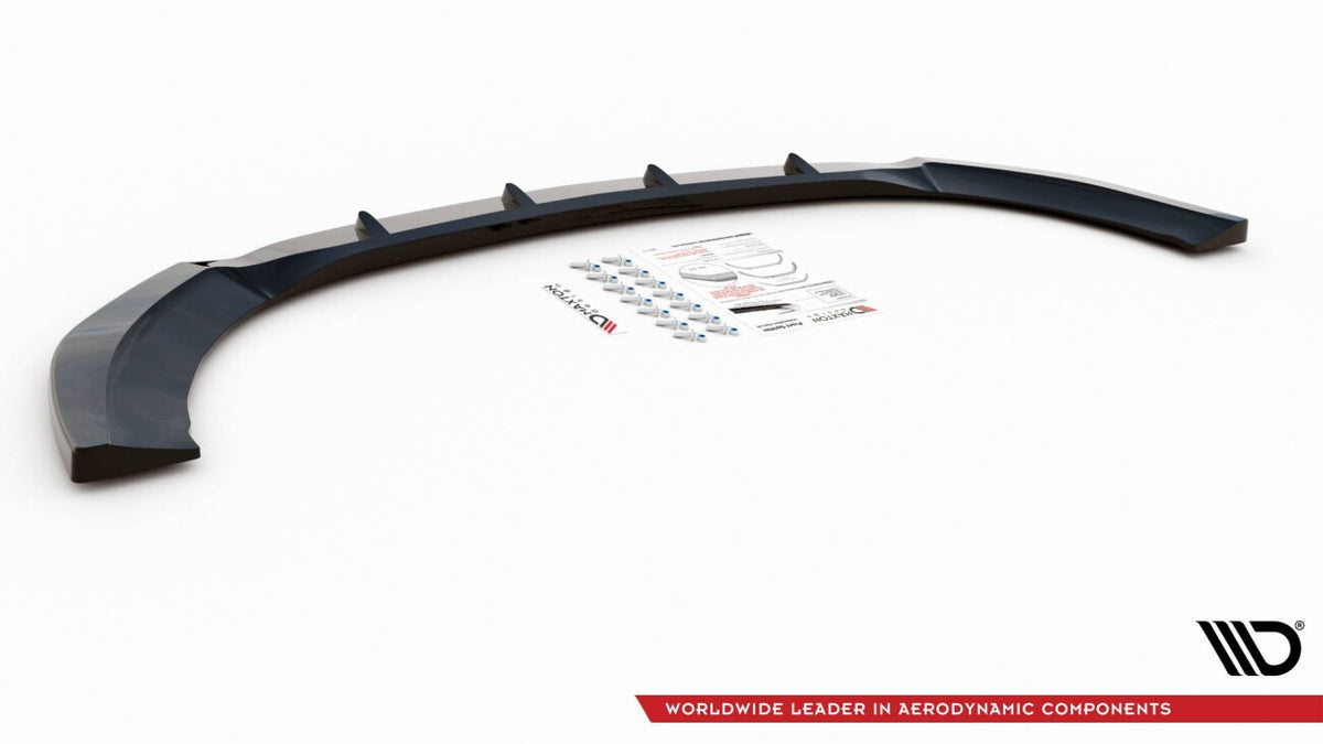 Frontlippe V.2 passend für Mercedes V-Klasse AMG-Line W447 schwarz Hochglanz