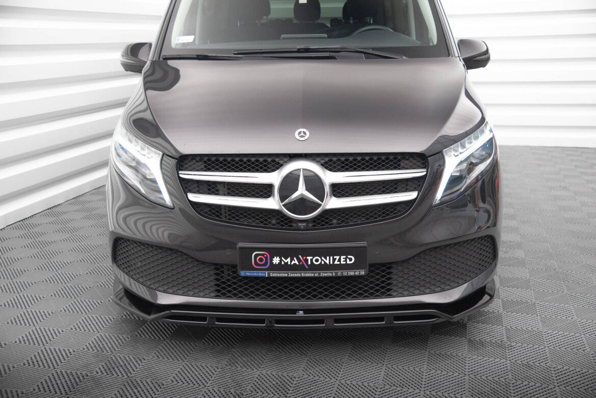 Frontlippe V.2 passend für Mercedes V-Klasse W447 FL schwarz Hochglanz