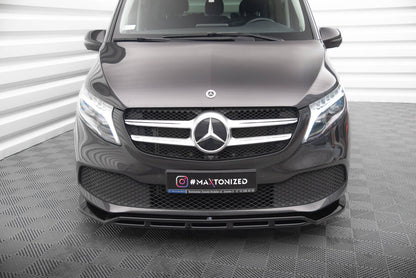 Frontlippe V.2 passend für Mercedes V-Klasse W447 FL schwarz Hochglanz
