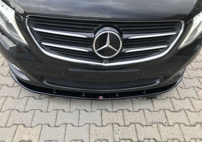 Frontlippe V.2 passend für Mercedes V-Klasse W447 schwarz Hochglanz