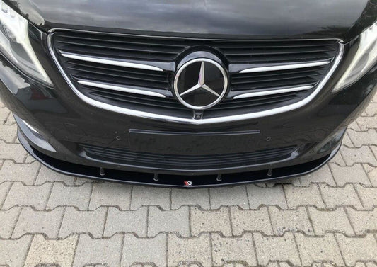 Frontlippe V.2 passend für Mercedes V-Klasse W447 schwarz Hochglanz