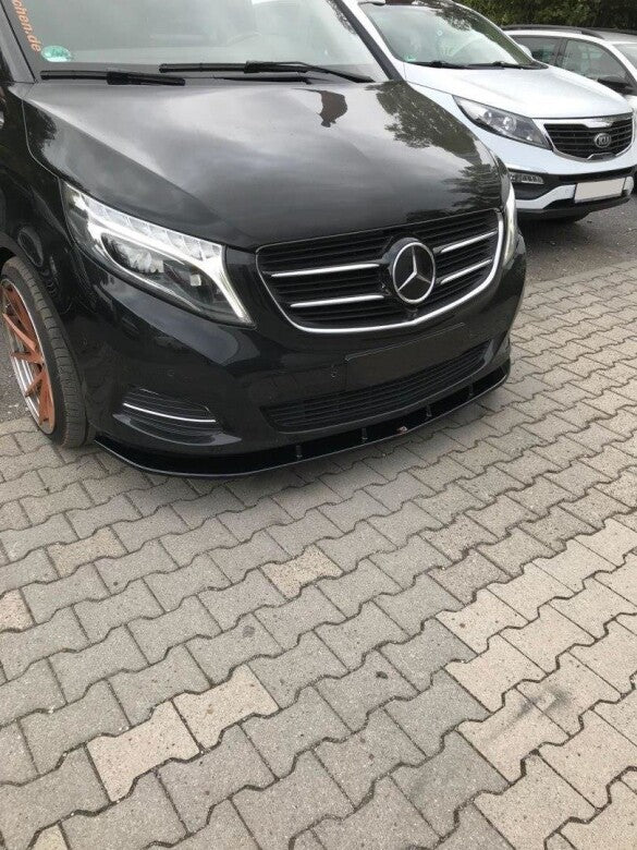 Frontlippe V.2 passend für Mercedes V-Klasse W447 schwarz Hochglanz