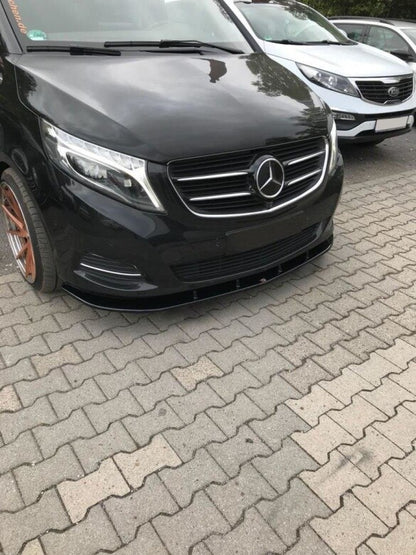 Frontlippe V.2 passend für Mercedes V-Klasse W447 schwarz Hochglanz