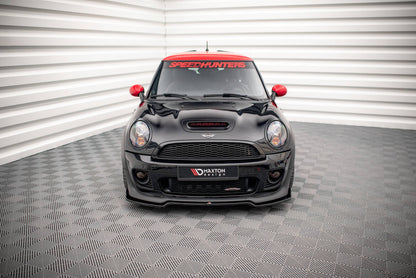 Frontlippe V.2 passend für Mini Cooper John Cooper Works R56 schwarz Hochglanz