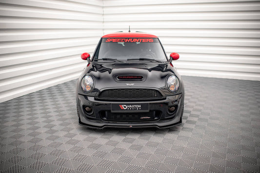 Frontlippe V.2 passend für Mini Cooper John Cooper Works R56 schwarz Hochglanz