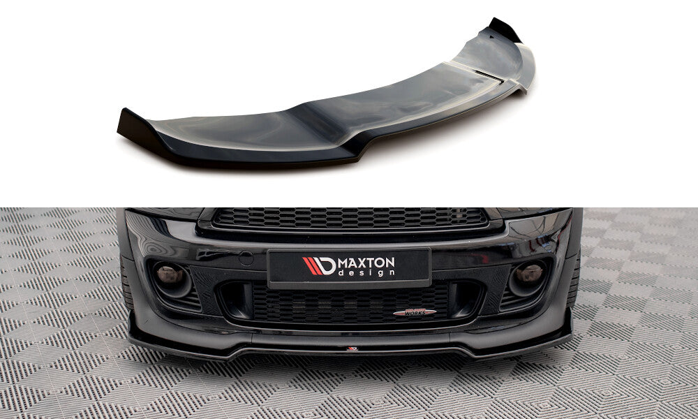 Frontlippe V.2 passend für Mini Cooper John Cooper Works R56 schwarz Hochglanz