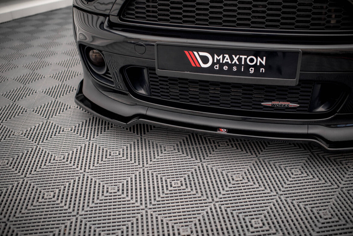 Frontlippe V.2 passend für Mini Cooper John Cooper Works R56 schwarz Hochglanz