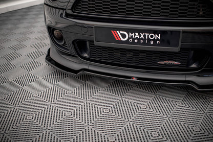 Frontlippe V.2 passend für Mini Cooper John Cooper Works R56 schwarz Hochglanz