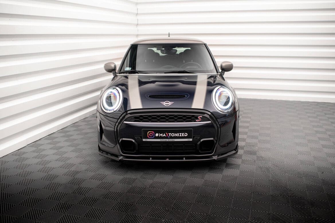 Frontlippe V.2 passend für Mini Cooper S F56 FL schwarz Hochglanz