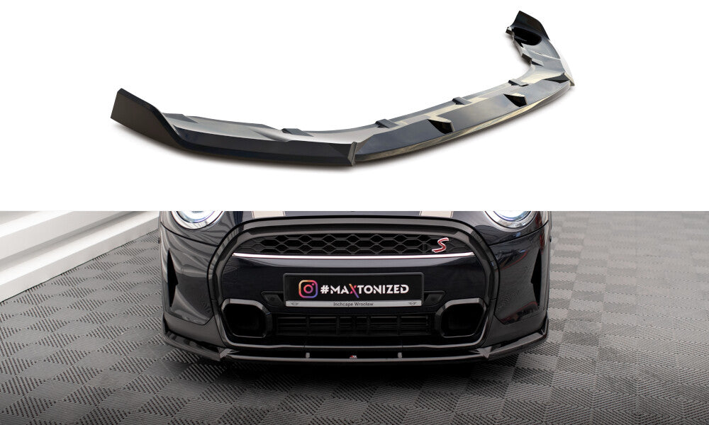 Frontlippe V.2 passend für Mini Cooper S F56 FL schwarz Hochglanz
