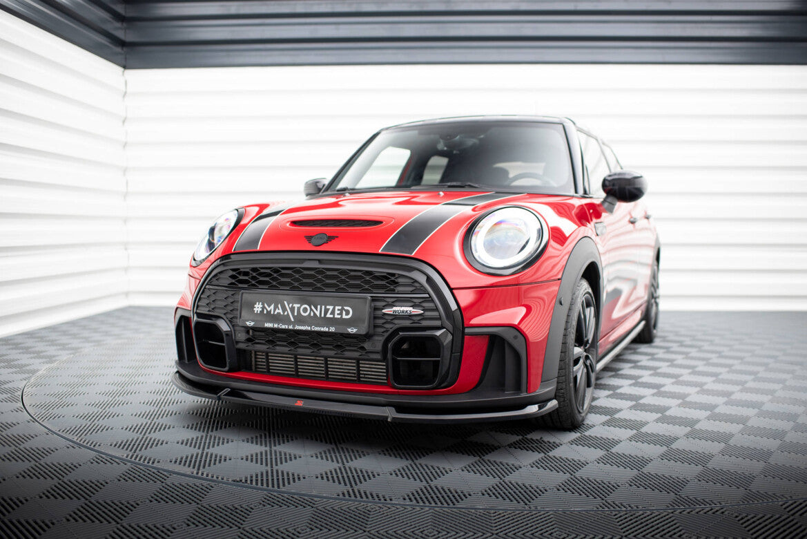 Frontlippe V.2 passend für Mini Cooper S John Cooper Works F56 FL schwarz Hochglanz