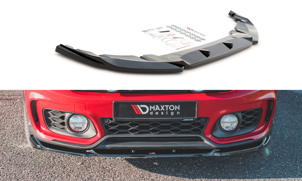 Frontlippe V.2 passend für Mini Countryman Mk2 F60 JCW schwarz Hochglanz