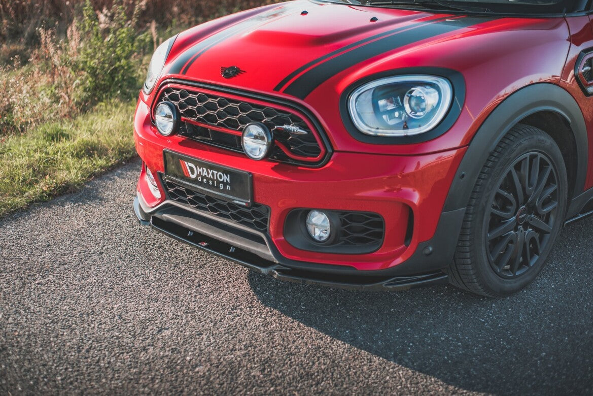 Frontlippe V.2 passend für Mini Countryman Mk2 F60 JCW schwarz Hochglanz