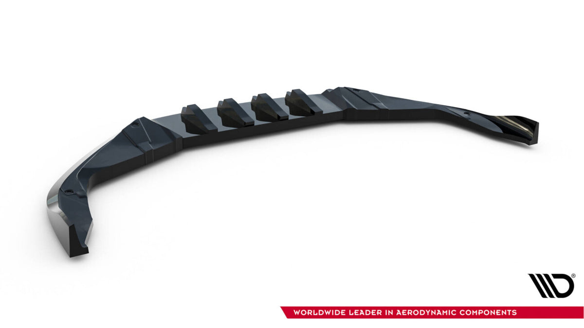 Frontlippe V.2 passend für Porsche 718 Cayman GTS 982c schwarz Hochglanz