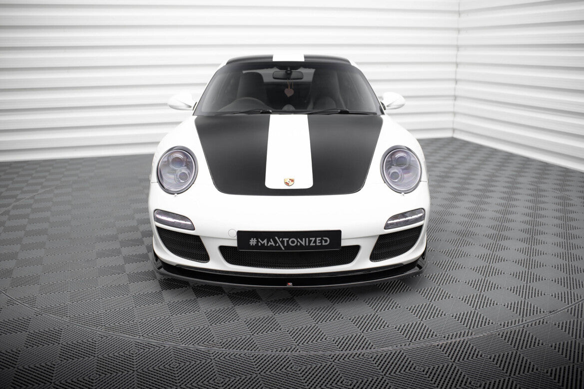 Frontlippe V.2 passend für Porsche 911 Carrera 997 FL schwarz Hochglanz