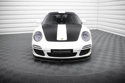 Frontlippe V.2 passend für Porsche 911 Carrera 997 FL schwarz Hochglanz