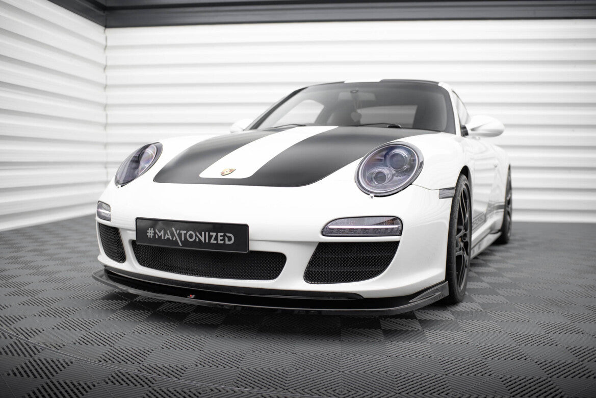 Frontlippe V.2 passend für Porsche 911 Carrera 997 FL schwarz Hochglanz