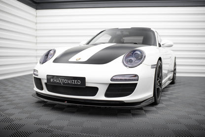Frontlippe V.2 passend für Porsche 911 Carrera 997 FL schwarz Hochglanz