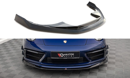 Frontlippe V.2 passend für Porsche 911 Carrera Aero / Carrera GTS 992 schwarz Hochglanz