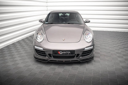 Frontlippe V.2 passend für Porsche 911 Carrera GTS 997 FL schwarz Hochglanz
