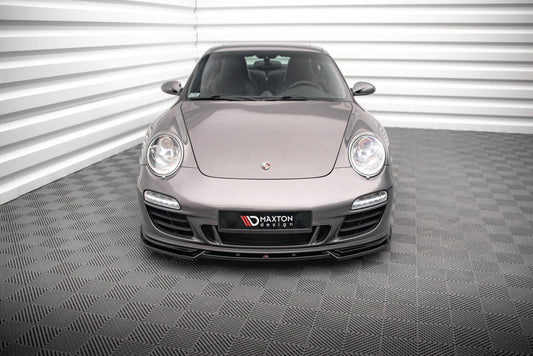 Frontlippe V.2 passend für Porsche 911 Carrera GTS 997 FL schwarz Hochglanz