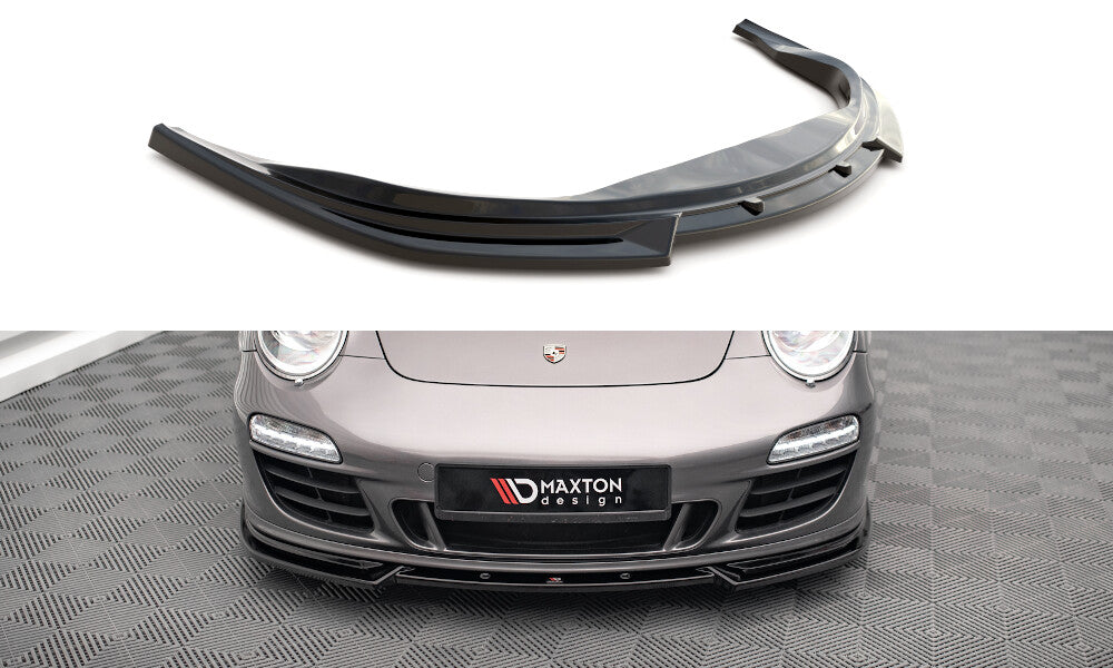 Frontlippe V.2 passend für Porsche 911 Carrera GTS 997 FL schwarz Hochglanz