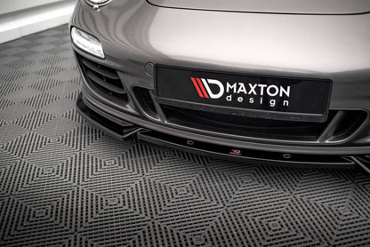 Frontlippe V.2 passend für Porsche 911 Carrera GTS 997 FL schwarz Hochglanz