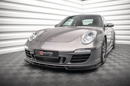 Frontlippe V.2 passend für Porsche 911 Carrera GTS 997 FL schwarz Hochglanz