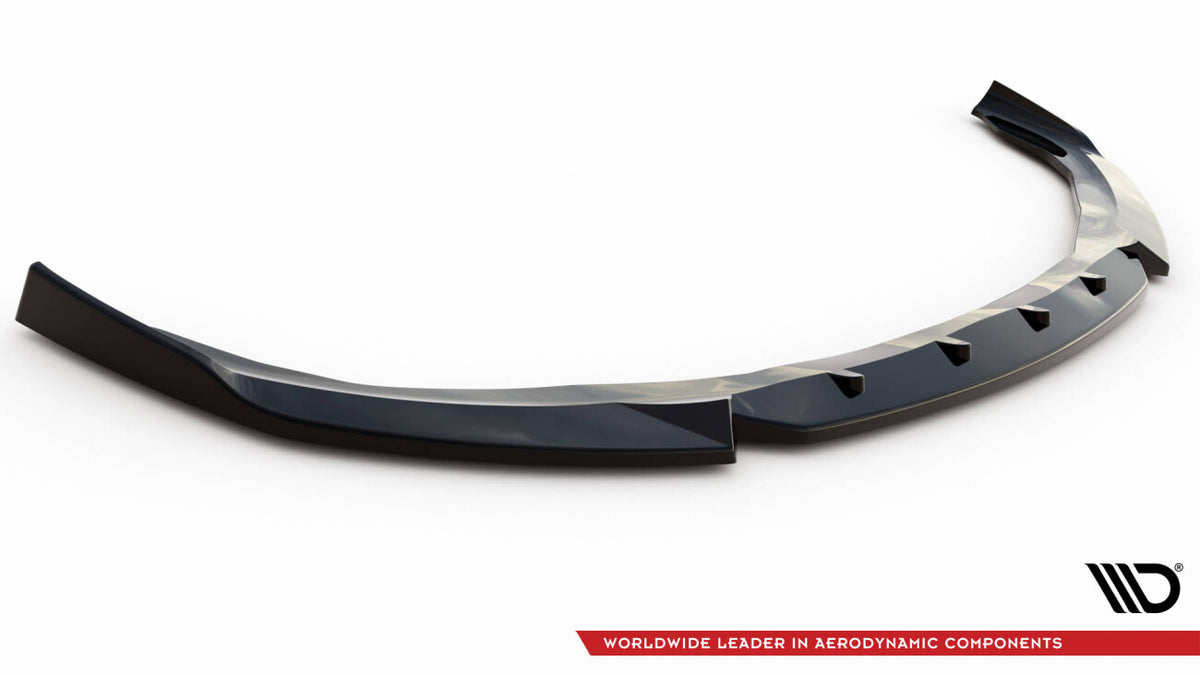 Frontlippe V.2 passend für Porsche Panamera / Panamera Diesel 970 schwarz Hochglanz