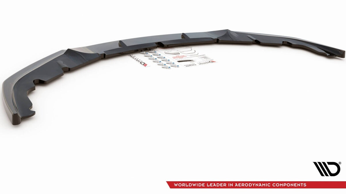 Frontlippe V.2 passend für Porsche Panamera Turbo 970 FL schwarz Hochglanz